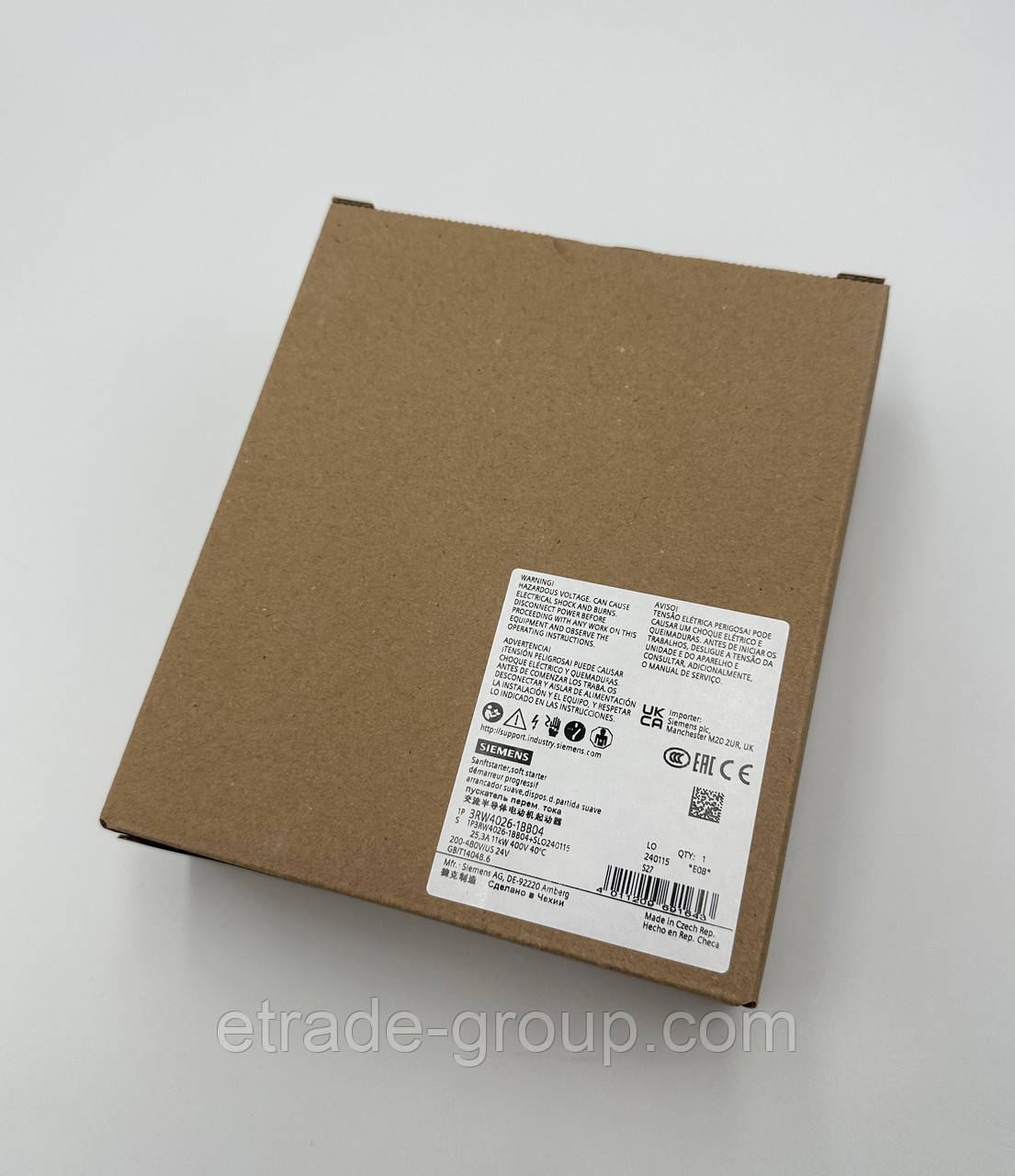 Пристрій плавного пуску Siemens 3RW4026-1BB04 SIRIUS
