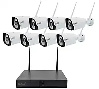 Комплект для видеонаблюдения на 8 камер WIF, HD Security Recording System HF006