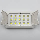 Біла професійна лампа UV/LED Sun 13 Plus на 60 Вт. (на USB) сенсорна для манікюру та педикюру, фото 2