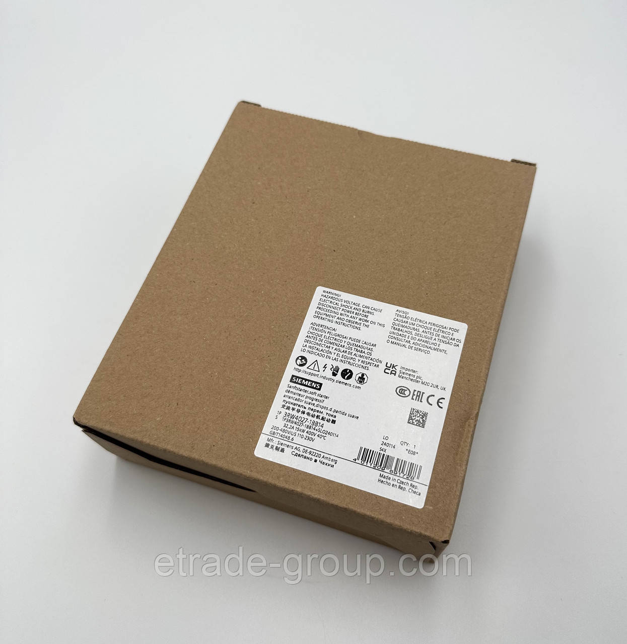 Пристрій плавного пуску Siemens 3RW4027-1BB14, фото 1