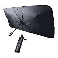 Солнцезащитная автомобильная штора RIAS Car Umbrella на лобовое стекло 135x75 см Black (3_04550)