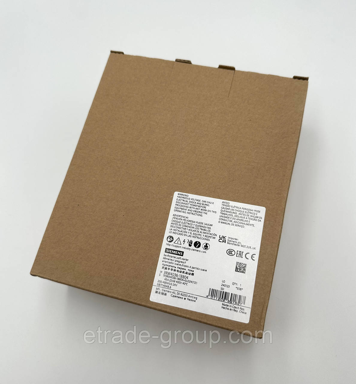Пристрій Плавного пуску Siemens SIRIUS 3RW4036-1BB04
