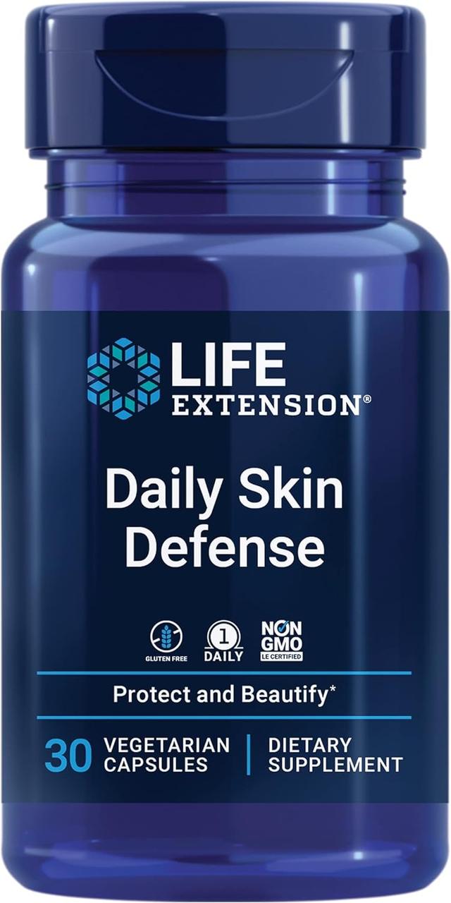 Life Extension Daily Skin Defense / Щоденний захист шкіри 30 капсул