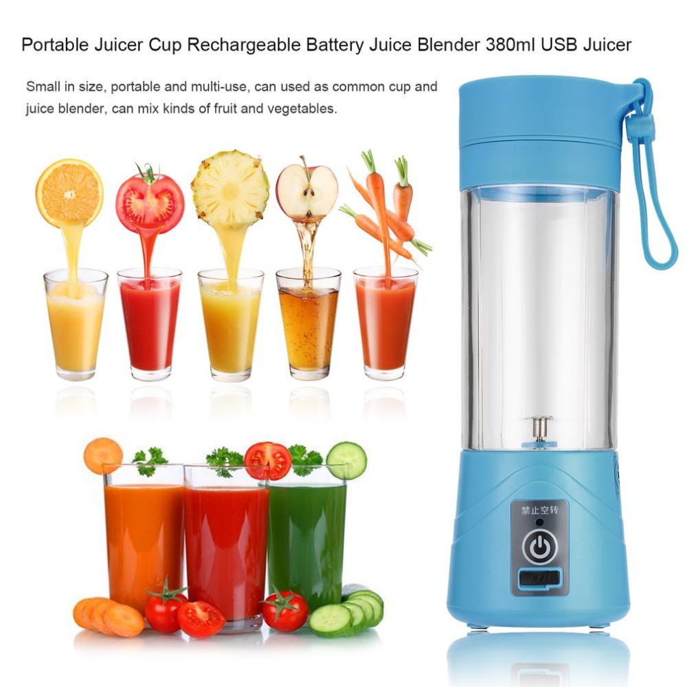 Блендер перезаряжаемый электрический 380 мл Mini USB Smoothie Mixer Maker! Мега цена - фото 8 - id-p2128465401