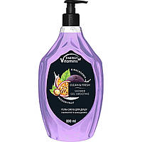 Гель-смузи для душа Energy of Vitamins Shower Gel Smoothie Passion Fruit & Macadamia, 800 мл