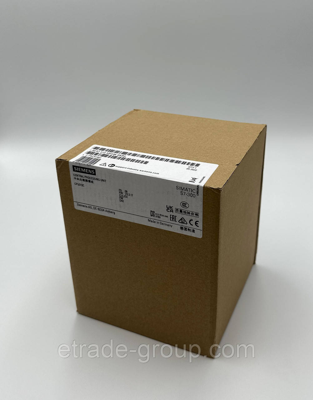 Модуль Siemens 6ES7313-5BG04-0AB0 SIMATIC S7-300 (6ES7 313-5BG04-0AB0, 6ES73135BG040AB0)