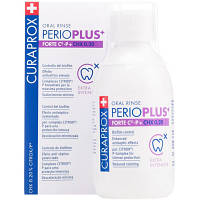 Ополіскувач для порожнини рота Curaprox PerioPlus+Forte містить Citrox і 0.2% хлоргексидину 200 мл