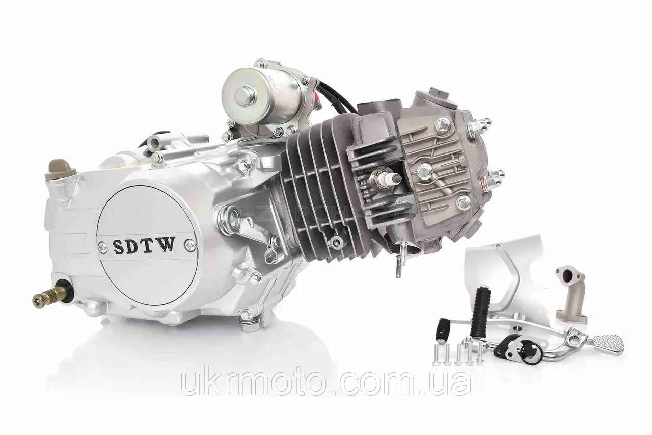 Двигун на мопед 125 куб Альфа Дельта, фото 1