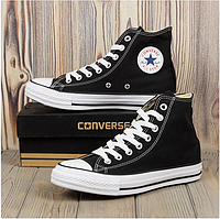 Кеди Converse високі чорні Chuck Тaylor All Star кеди Converse конверс унісекс чоловічі та жіночі 36-44р