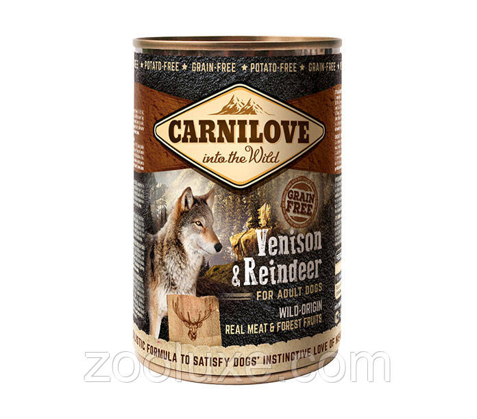 Carnilove Venison & Reindeer 400 г Карнілов Оленина корм для собак