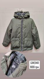Дитяча весняна курточка для хлопчика хакі Alive 134 - 140 см