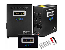 Комплект аварійного живлення Volt Polska SINUS PRO 800 W 12/230V 500/800W + Акумулятор VOLT AGM VRLA 100Ah 12V, фото 6