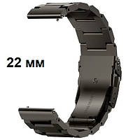 Сталевий браслет KOSPET TANK M2; TANK T2; TANK M3; TANK T3 22 мм. Black