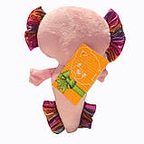 Іграшка м`яка Аксолотль рожева риба  Україна Копиця 24см (00306-9), фото 2