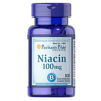 Puritan's Pride Niacin 100 mg 100 таб. EXP