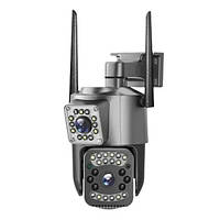Поворотная уличная IP камера видеонаблюдения SC03 V380PRO под сим карту 4G