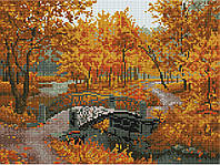 Алмазна мозаїка "Осінь" 30*40 см OSG 024