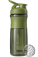 Шейкер спортивний (пляшка) BlenderBottle SportMixer Flip 28oz/820ml Moss Green EXP