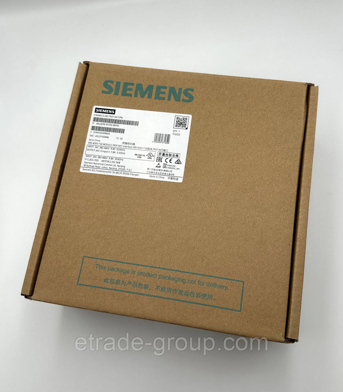 Перетворювач частоти Siemens 6SL3210-5FE12-0UF0 SINAMICS