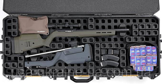 Вставка для кейса Pelican Vault V730 от Magpul DAKA GRID Gun Case Organizer Foam - фото 4 - id-p2128576575