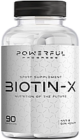 Комплекс для здоровья волос, кожи и ногтей Powerful Progress Biotin-X 90 caps