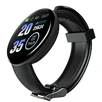 Фитнес часы Smart Band MI D18, умные часы смарт бенд д18, черные фитнес часы Mi D18