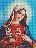 Алмазна мозаїка "Непорочне Серце Марії" 30*40 см OSG 005