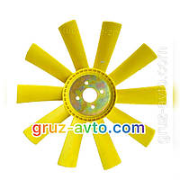 Крыльчатка вентилятора пластиковая ЯМЗ МАЗ-500 10 лопастей / 238-1308012