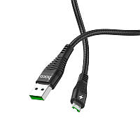 Кабель HOCO U53 USB AM to Micro 4A 1,2m чорний