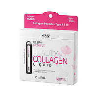 Препарат для суставов и связок VPLab Ultra Women's Beauty Liquid Collagen, 10*10 мл EXP