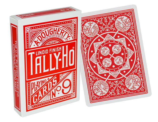 Карты игральные | Tally-Ho Fan Back красная купить в Украине недорого ...