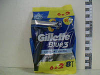 Станок Gillette Blue3 comfort slalom за 8шт