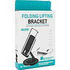 Настільна підставка для телефону S701, Чорна / Тримач для телефону / Підставка під телефон на стіл, фото 10