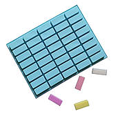 Форма силіконова Брусочки 40 шт.