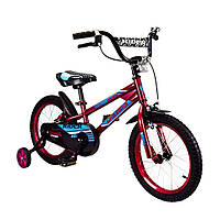 Велосипед дитячий 2-колісний 16" 211606 (RL7T) Like2bike Rider, вишневий, рама сталь, з дзвінком