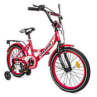 Велосипед дитячий 2-х колісний 18" 211804 (RL7T) Like2bike Sky, рожевий, рама сталь, з дзвінком