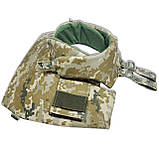 Балістичний захист шиї та ключиць "CLASS 2" | NATO STANAG 2920 V-50 = 750.60 м/с | Піксель ММ14 | Ukr shield, фото 3