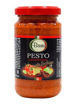 Соус  Песто  червоне Barri Pesto Czerwone 190г. Польща