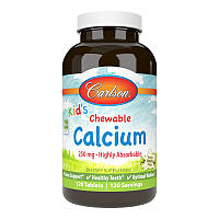 Витамины и минералы Carlson Labs Kid's Chewable Calcium, 120 таблеток EXP