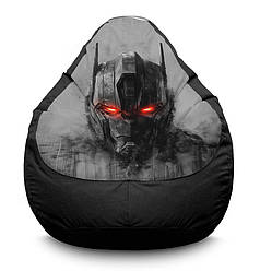 Крісло мішок «Strict Optimus Prime. Transformers. Grey» Оксфорд