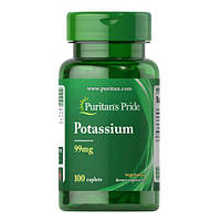 Puritan's Pride Potassium 99 mg 100 табл EXP