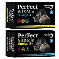 Добавка PerFect для собак та котів Vit&Min Omega3 + №50 по 1 г