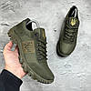 Чоловічі тактичні кросівки хакі, військові кроси ЗСУ зелені весна літо для чоловіків, розмір 40 41 42 43 44 45, фото 2