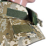 Балістичний захист шиї та ключиць "CLASS 2" | NATO STANAG 2920 V-50 = 750.60 м/с | Піксель ММ14 | Ukr shield, фото 6