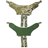 Балістичний захист шиї та ключиць "CLASS 2" | NATO STANAG 2920 V-50 = 750.60 м/с | Піксель ММ14 | Ukr shield, фото 8