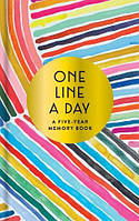 Нотатник Rainbow One Line a Day: A Five-Year Memory Book