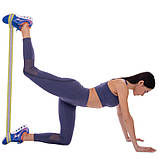 Стрічковий еспандер для розтяжки з петлями Elastiband 75х4 см FI-5350, фото 6