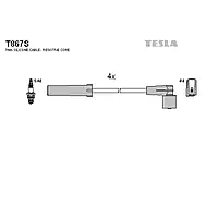 Провода зажигания высоковольтные, инжектор ВАЗ 21214, 2123 1.7 силикон Tesla (T867S)