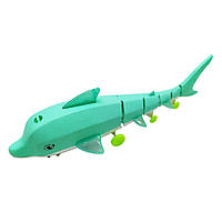 Іграшкова тварина на коліщатках 2776-3 зі світловими ефектами  Бірюзовий