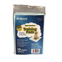Пеленки All-Absorb Basic для собак 60х45 см, 10 шт